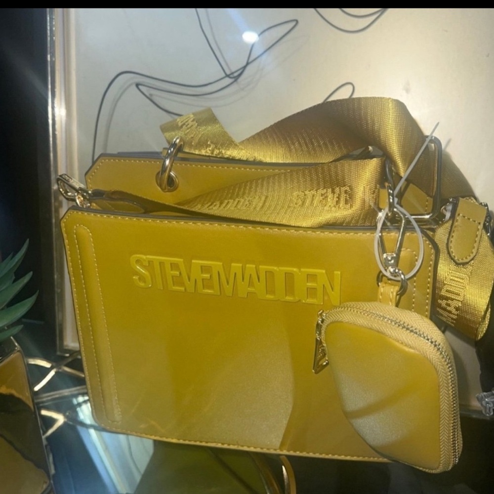 Steve Madden Mustard Yellow Crossbody Bag